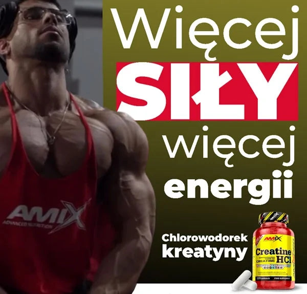 Creatine for muscle mass, strength - Amix Creatine HCL capsules ATP booster Expiration date at least 1 year from the date of purchase