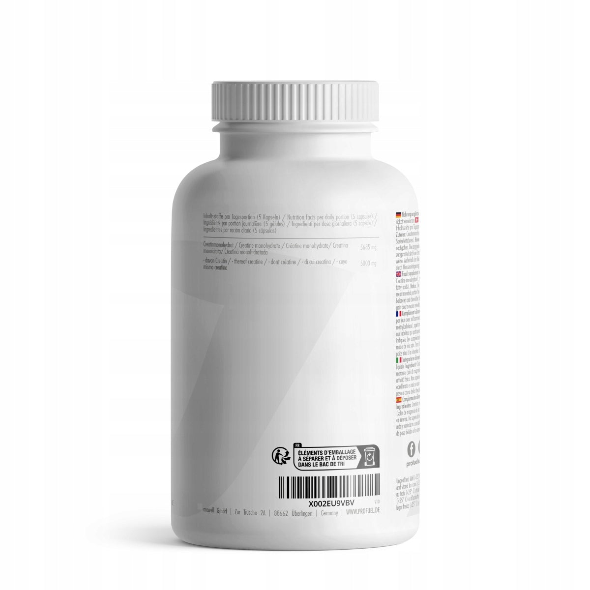 Creatine in 5000 mg capsules – highly dosed, ProFuel Giga Caps 300 pcs. Expiration date at least 1 year from the date of purchase