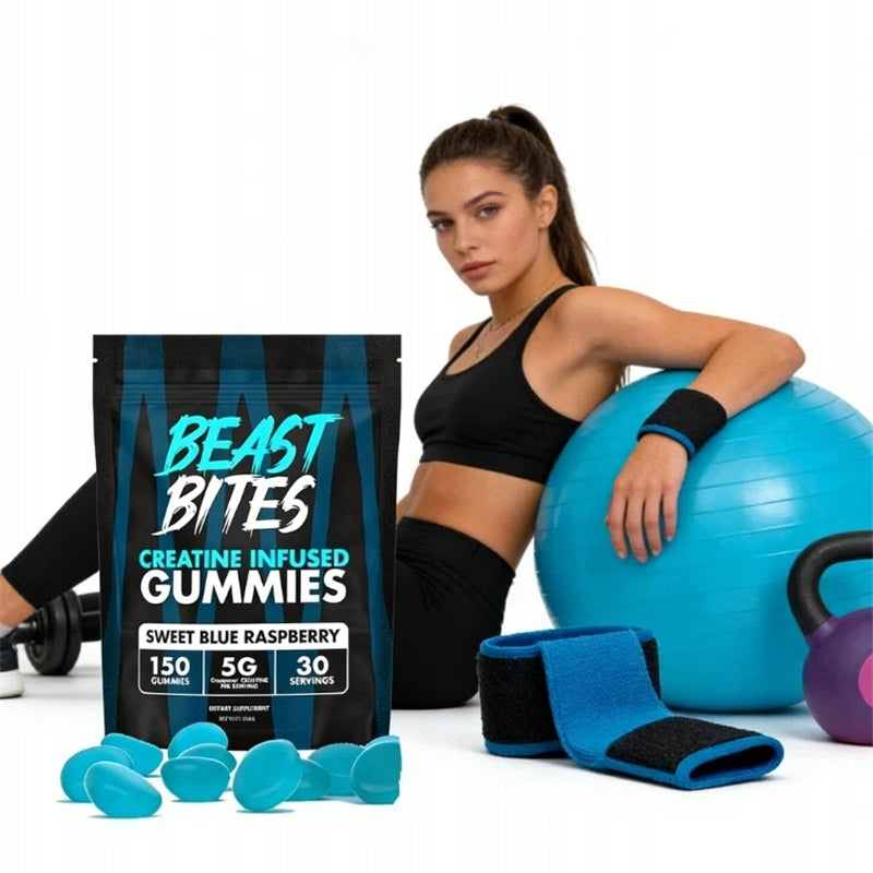 Creatine in gummies Beast Bites – 150pcs, regeneration and strength