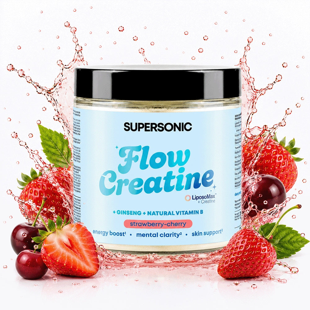 Creatine liposomal monohydrate SUPERSONIC FLOW CREATINE strawberry-cherry