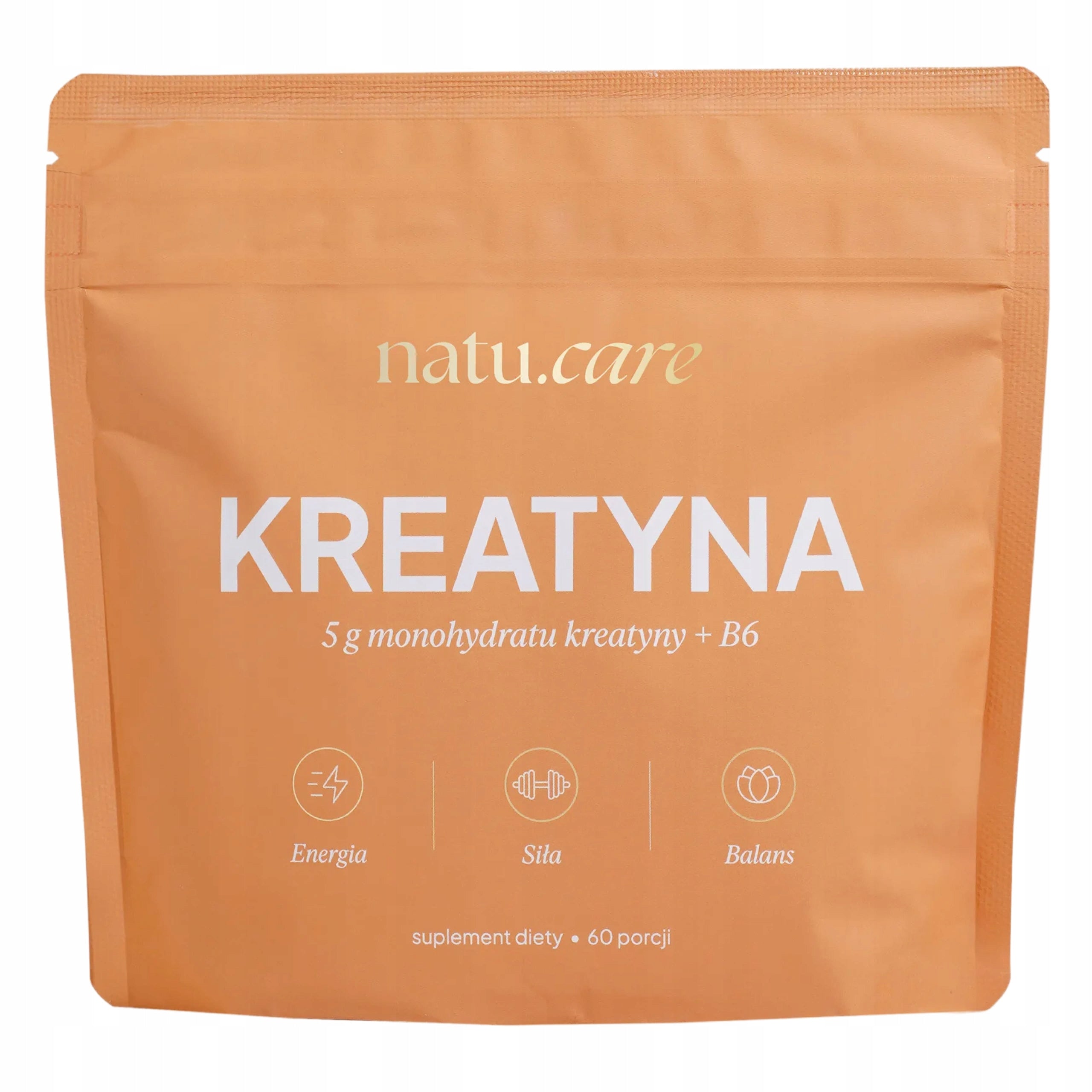 Creatine monohydrate 200 Mesh vitamin B6 Mango-Passion Fruit Natu.Care 372 g