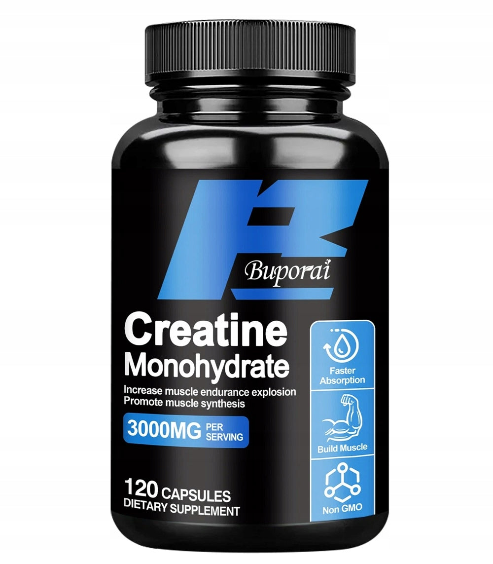 Creatine monohydrate 3000mg - supports muscle building, strength and performance