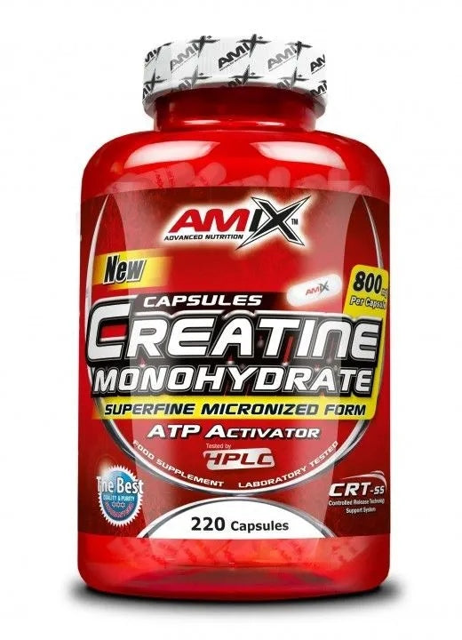Creatine monohydrate AMIX 500 caps. CREATINE IN CAPSULES 125 servings Expiration date at least six months from the date of purchase