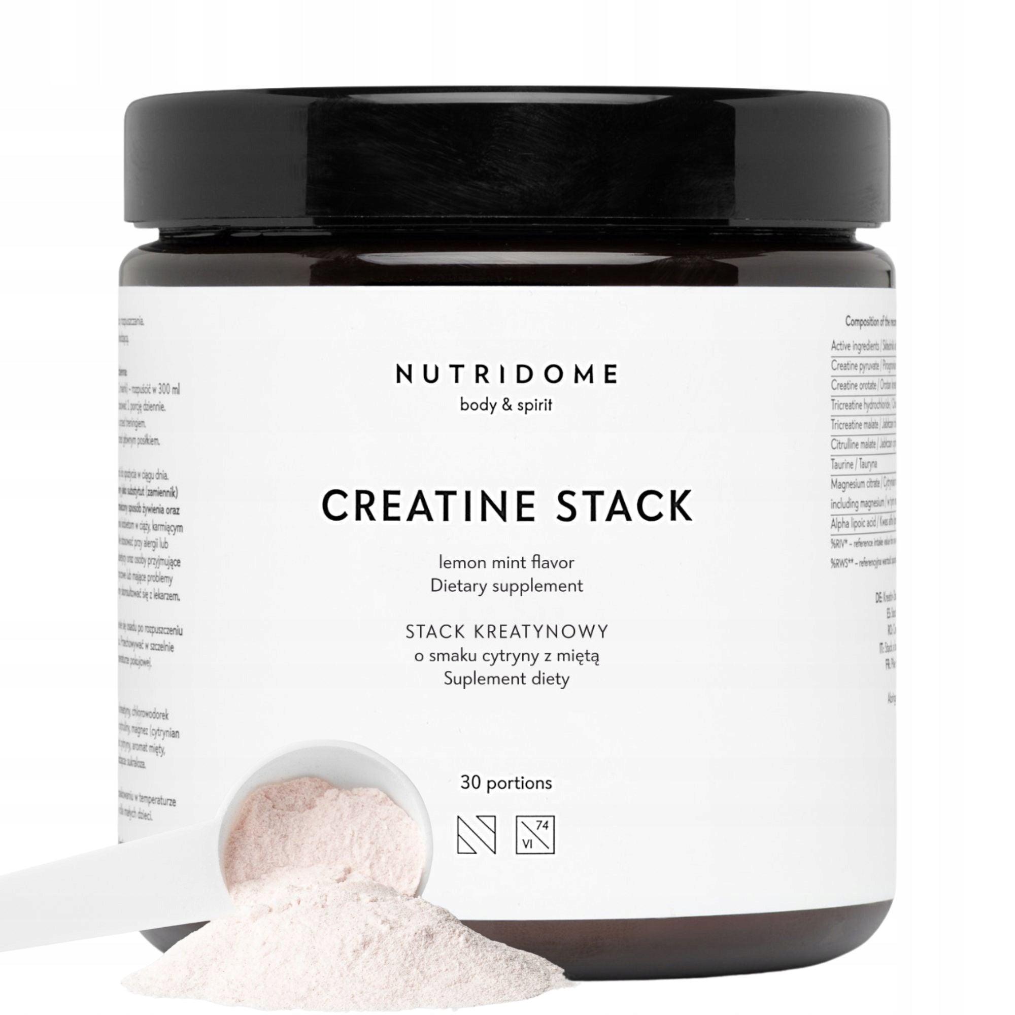 Creatine stack creatine Nutridome 30servings IMPROVING EFFICIENCY Muscle strength