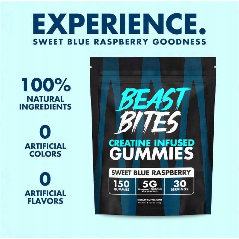Creatine supplement in gummies 150pcs – support strength and endurance Expiration date at least 1 year from the date of purchase