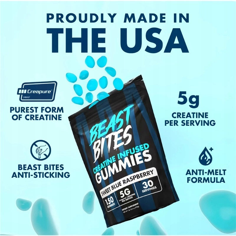 Creatine supplement in gummies 150pcs – support strength and endurance Packaging status original