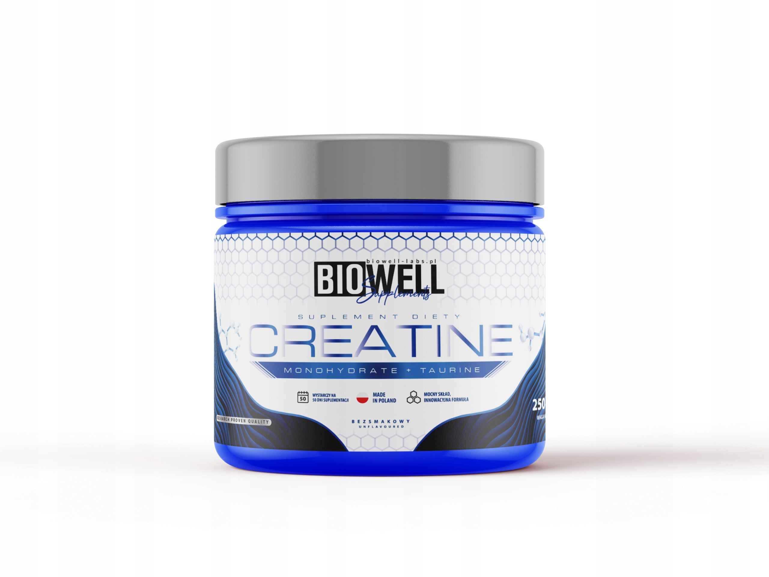 Creatine with Taurine 250g Biowell Labs