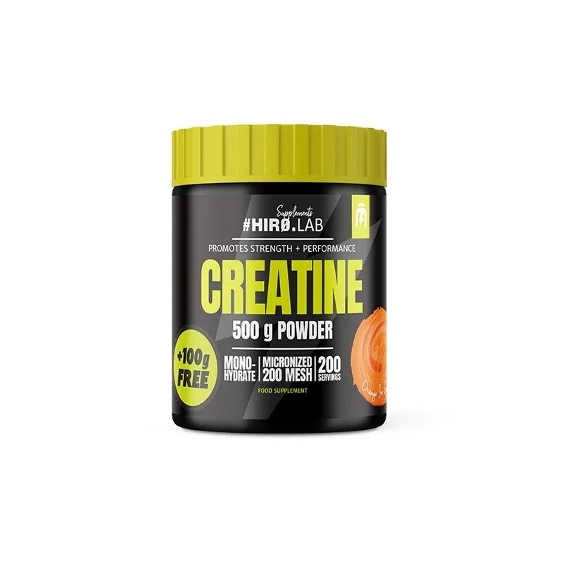 Creatine with orange flavor 500g Hiro.Lab