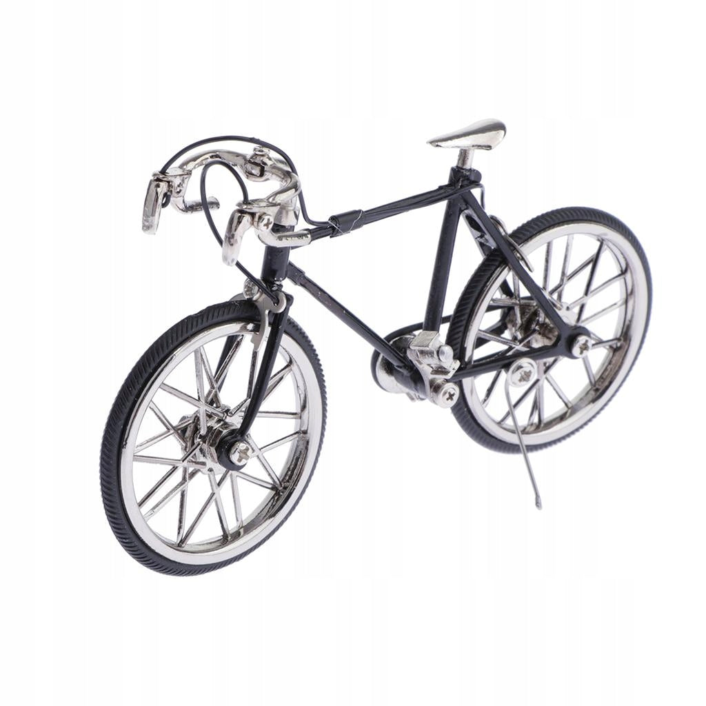 Creative Metal Fixed Gear Model Bicycle Figurine, Home Decor Black