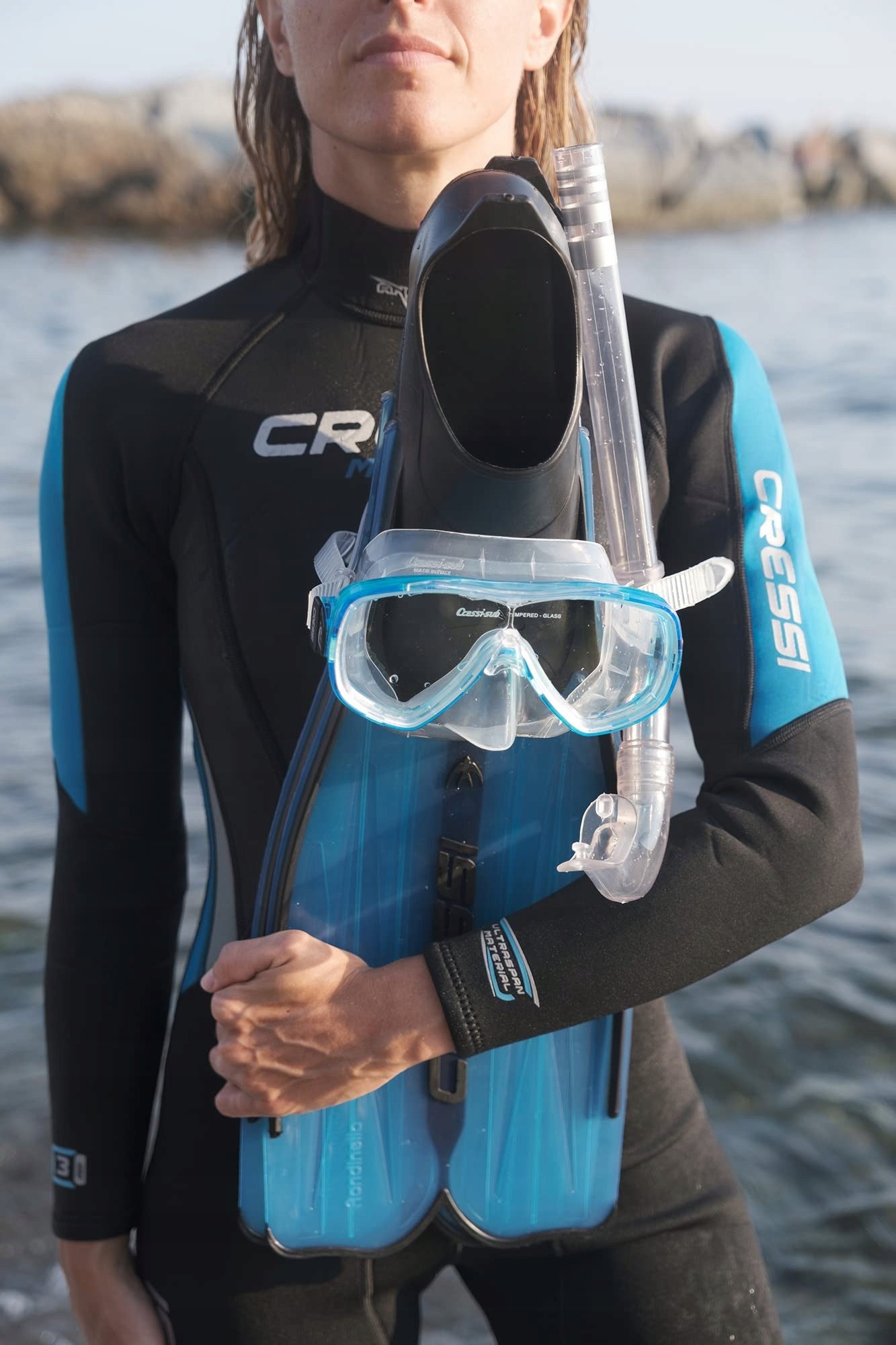 Cressi Estrella Mask silicone diving mask black for doros 4 Brand Cressi