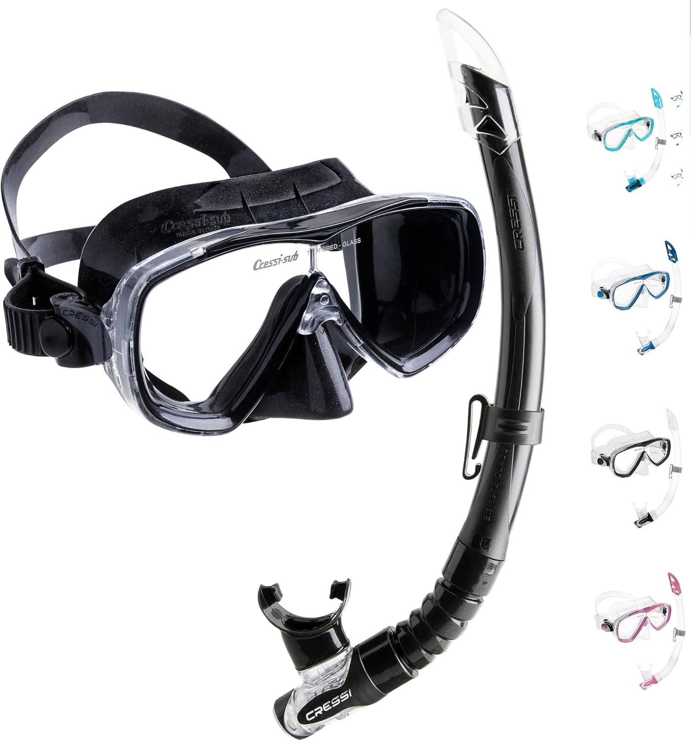 Cressi Estrella Set Mask Estrella black one unisex