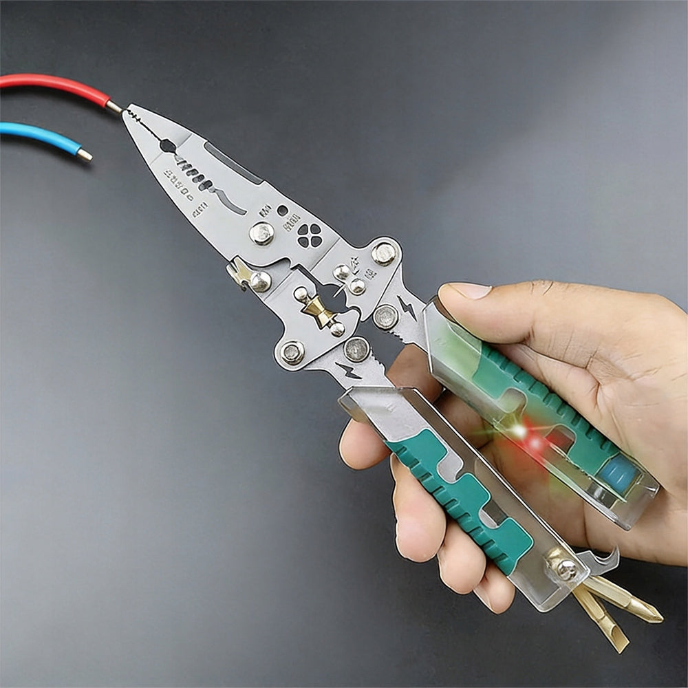 Crimper Pliers Multifunctional Portable Durable With Voltage Tester Kind pliers adjustable pliers multi-functional pliers