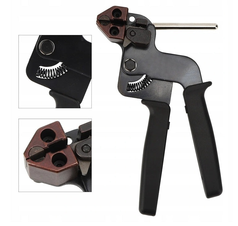Crimping Machine for Steel Bands Cutter 12MM Cable Cutting Crimping Manufacturer code Zaciskarka do opasek stalowych