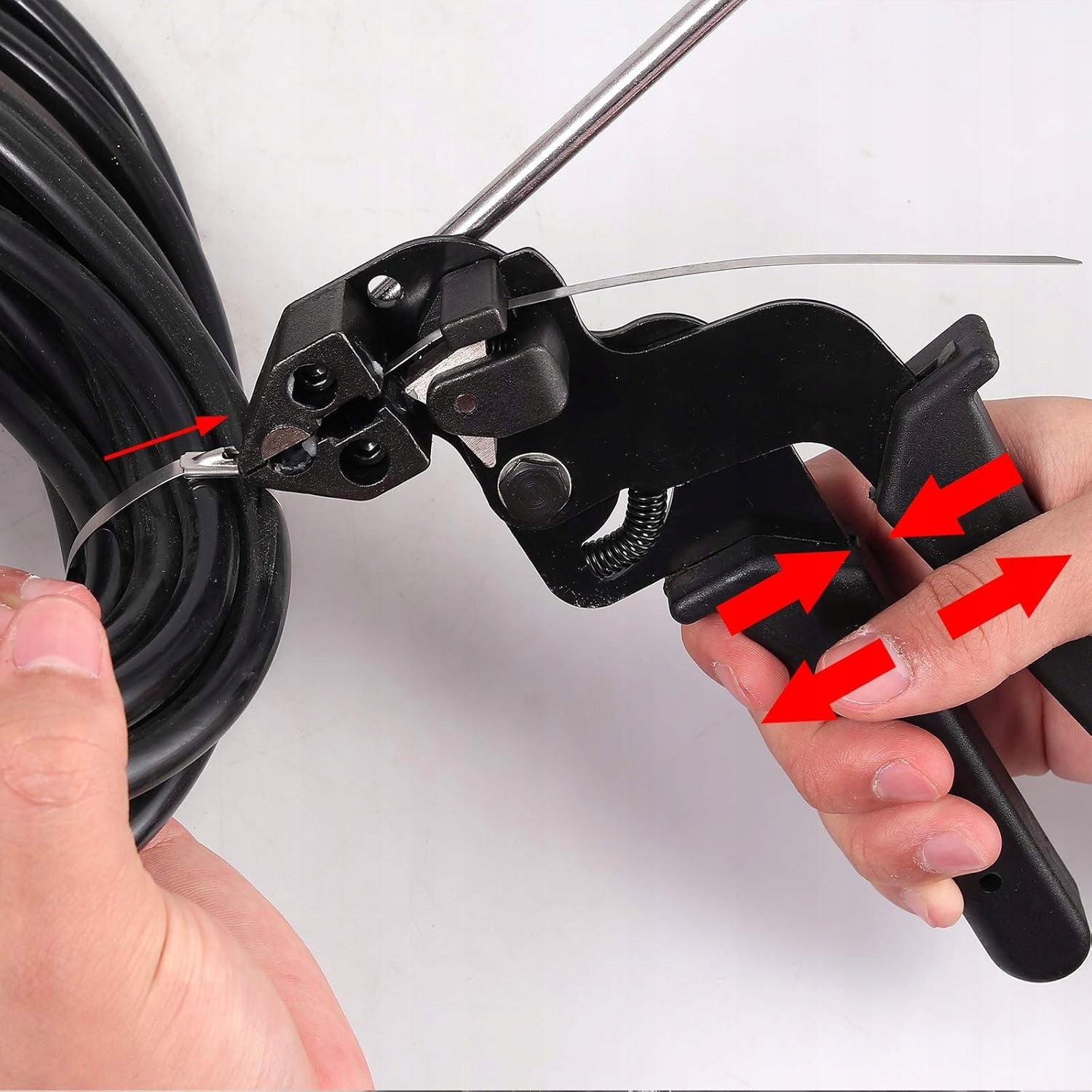 Crimping machine for steel bands cutter width 12 mm Packaging status original