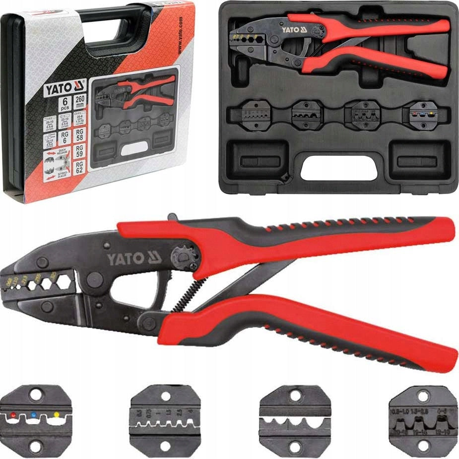 Crimping pliers for connectors Matryce 6el.