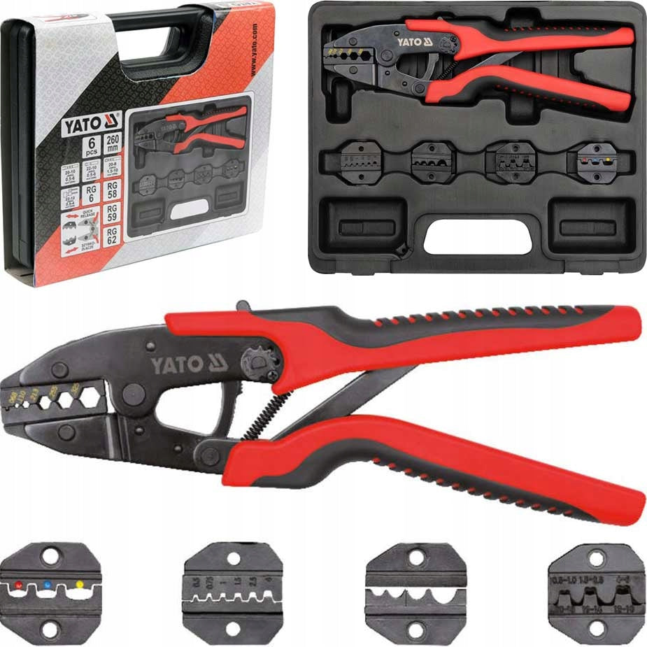 Crimping pliers for connectors Matryce 6el.