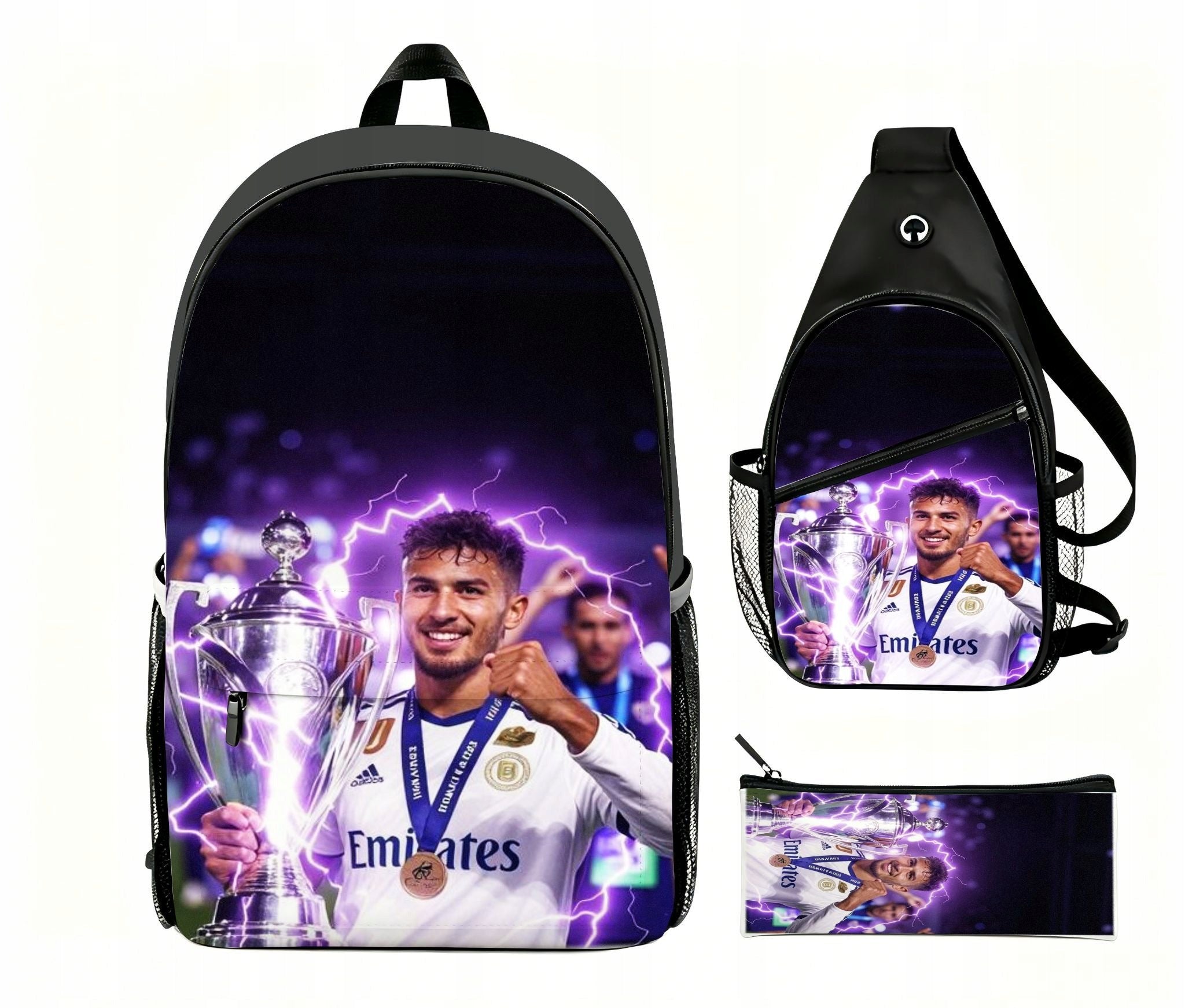 Cristiano Ronaldo Portugal – 3-Piece School and Travel Bag Set Manufacturer code T097777888
