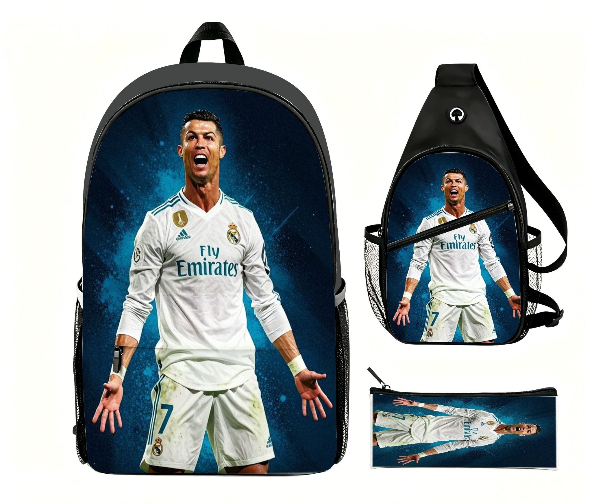 Cristiano Ronaldo Portugal Backpack of Portugal National Team Shoulder Bag Brand no brand