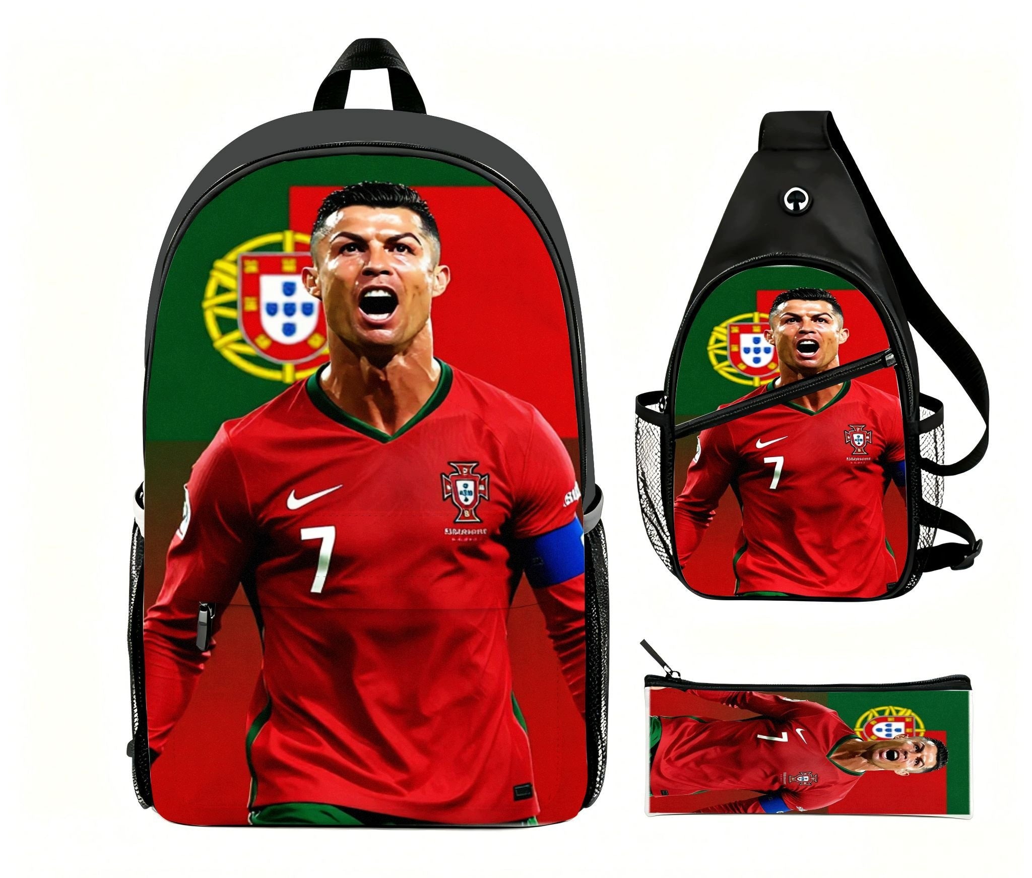 Cristiano Ronaldo Portugal Backpack of Portugal National Team Shoulder Bag Manufacturer code T097777888