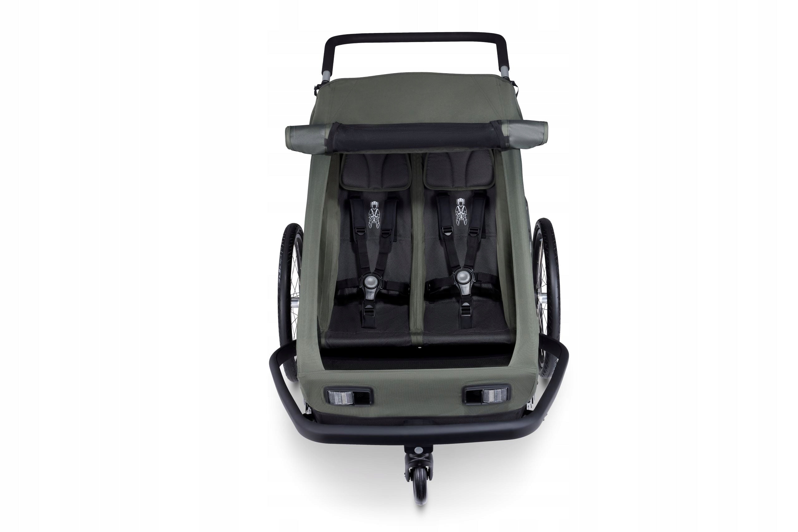 Croozer Ellma 2 - Bicycle trailer with ventilation and covers Packaging status original