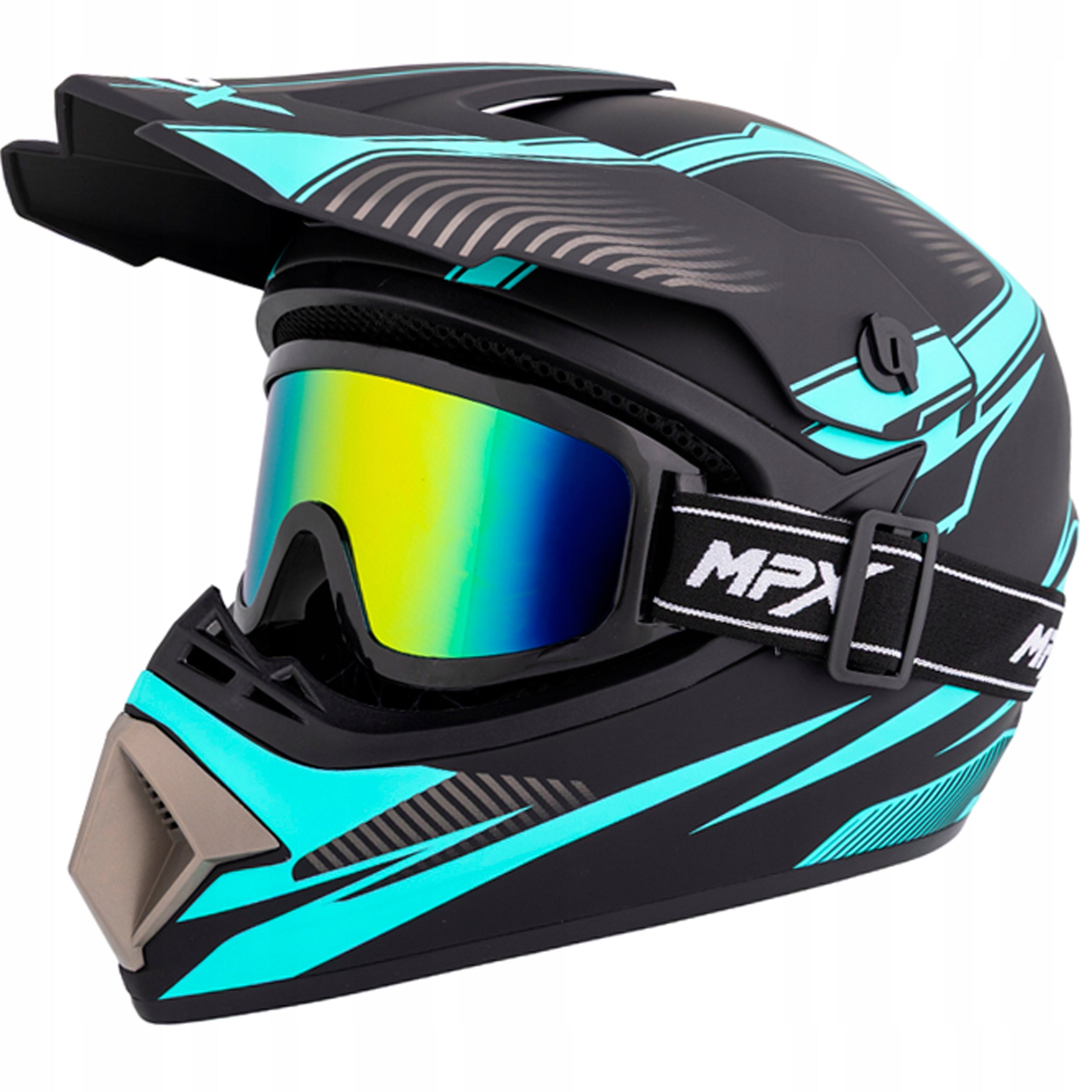 Cros Helmet L Goggles Enduro Quad ATV BMX MTB Scooter Freebie fast Manufacturer MPX