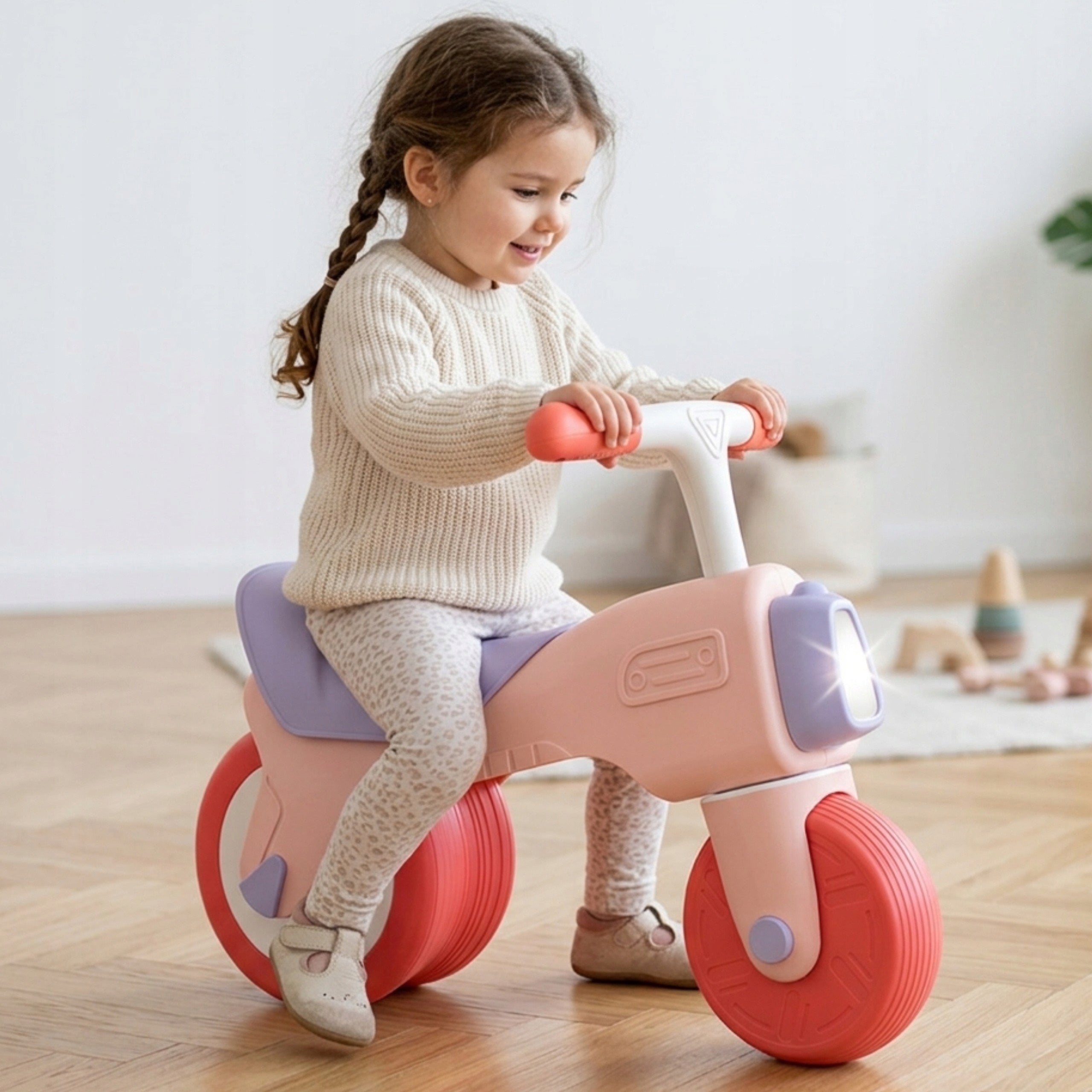 Cross Country Bike Ride-On Sound 18m+ Pink Sound Light WOOPIE BABY Manufacturer code 59295