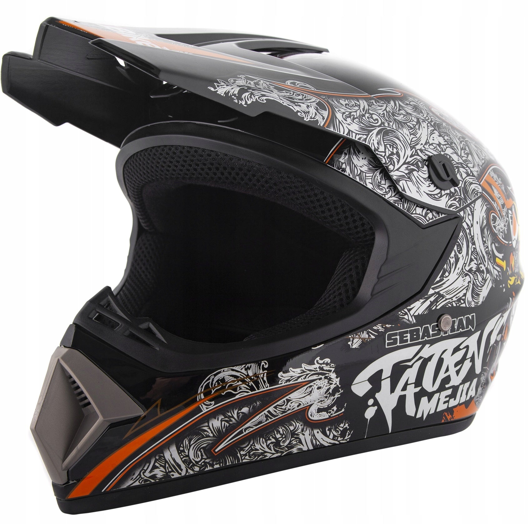 Cross Helmet Black Goggles Gloves for Quad Enduro PitBike BMX Scooter L Manufacturer's catalog number MCGKZ00024