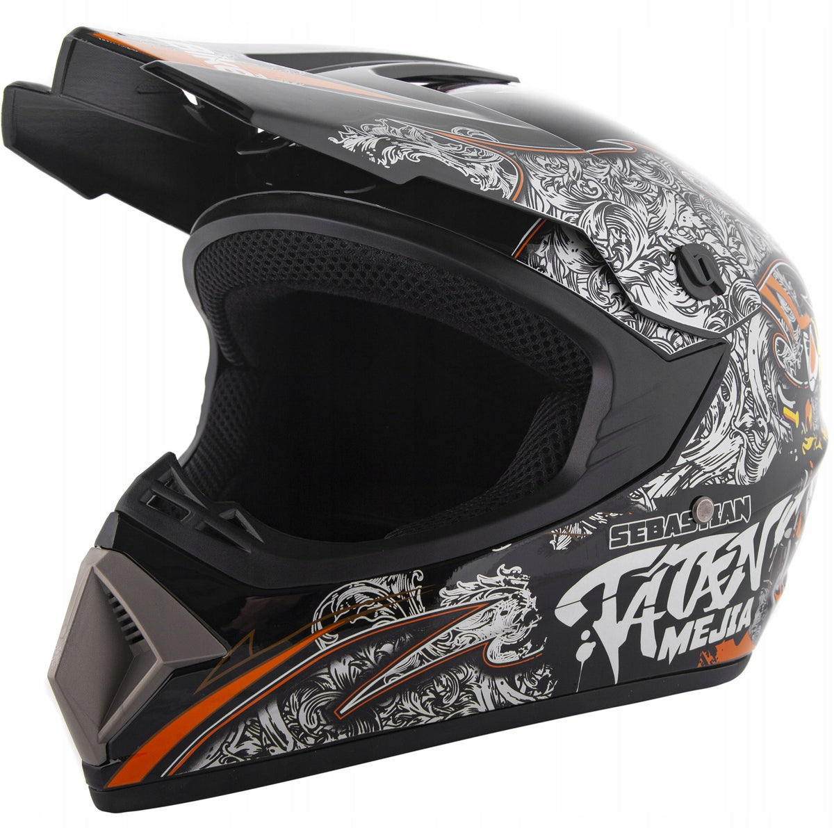 Cross Helmet Black Goggles Gloves for Quad Enduro PitBike BMX Scooter L Manufacturer's catalog number MCGKZ00024
