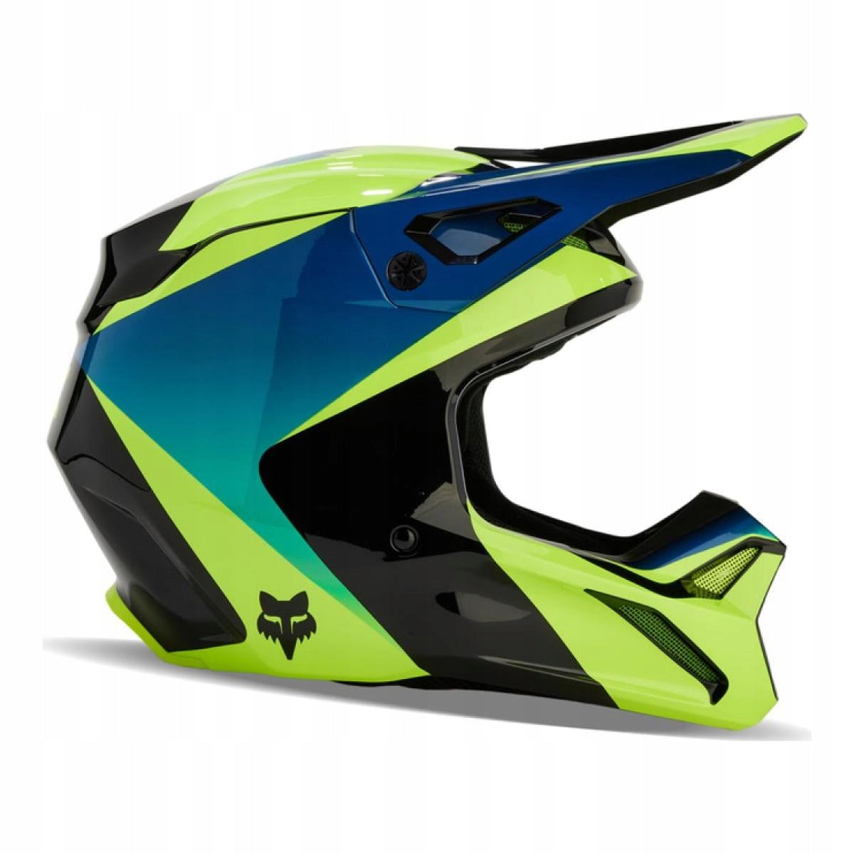 Cross Helmet FOX V1 Streak Black/Yellow Size XL