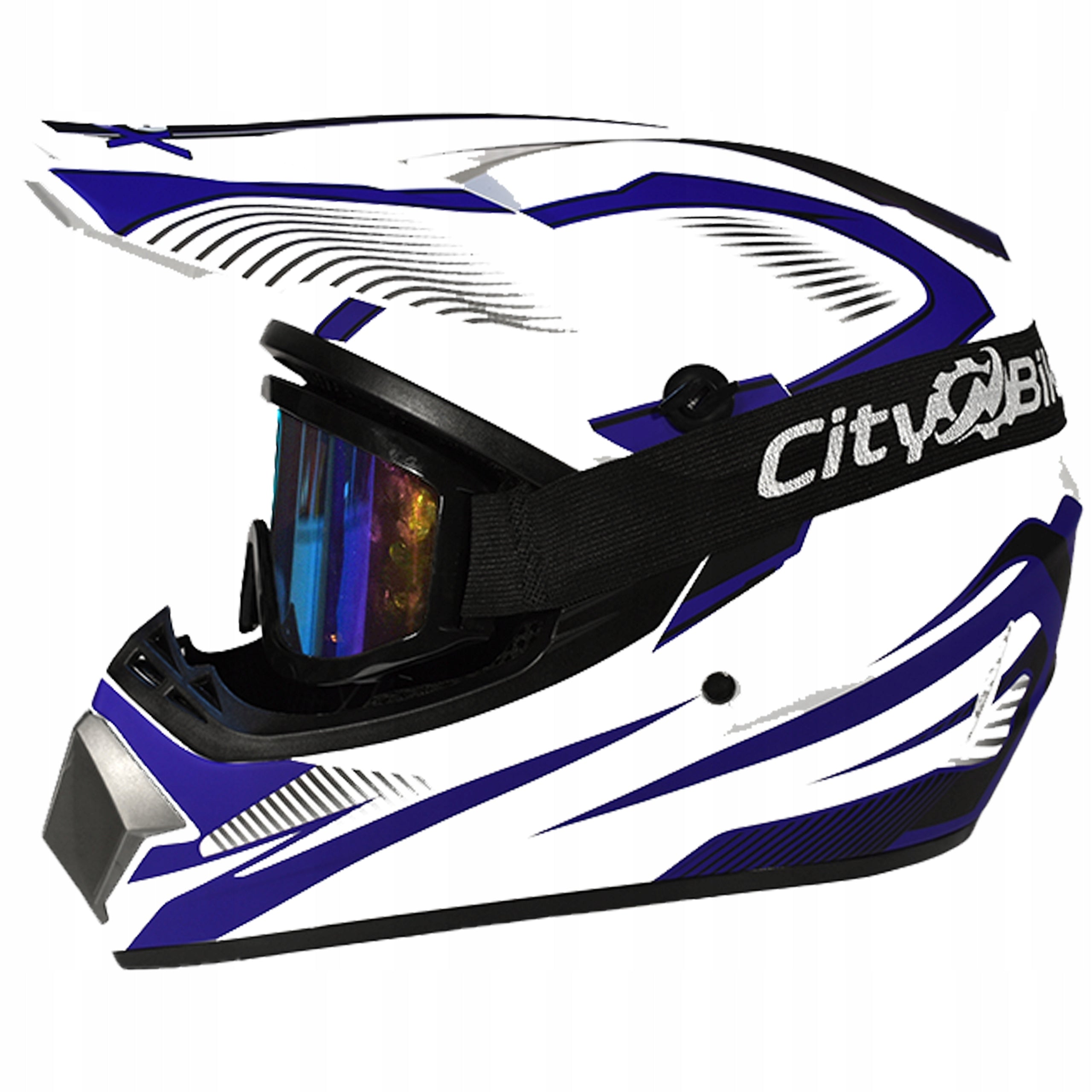 Cross Helmet Goggles Gloves for Quad Enduro ATV BMX Scooter XS Manufacturer's catalog number MCGKZ42010