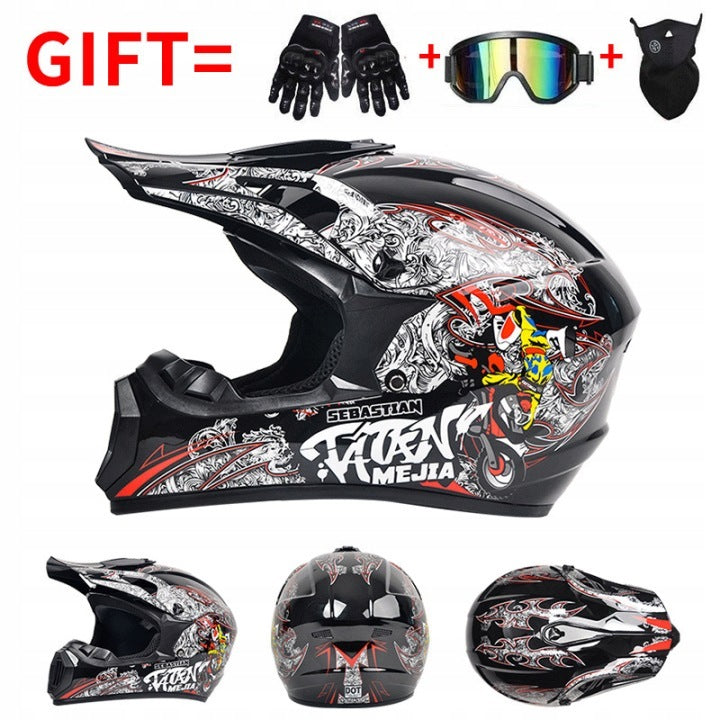 Cross Helmet Quad ATV Enduro Scooter Electric BMX S 55-56cm