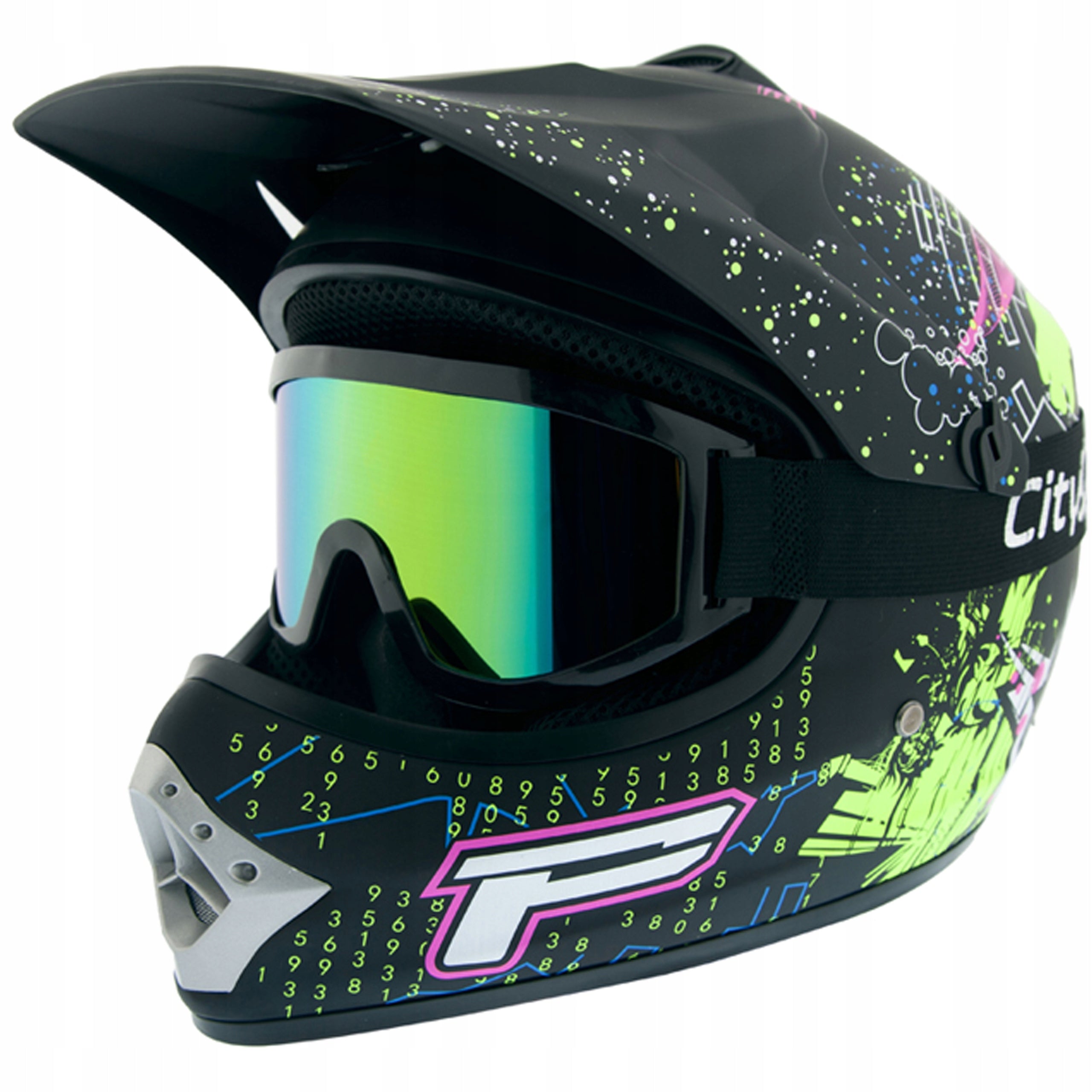 Cross Helmet for Baby Goggles Enduro Gloves Quad Electric Scooter M Manufacturer's catalog number MCGKZ00043