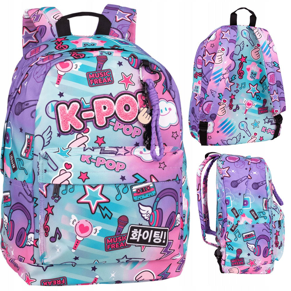 Cross K-POP Rainbow School Backpack for Laptop 17" Coolpack