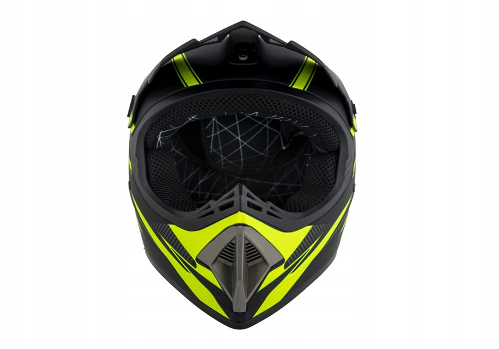 Cross M Enduro Quad ATV BMX MTB Helmet Electric Scooter Black and Yellow Manufacturer MPX