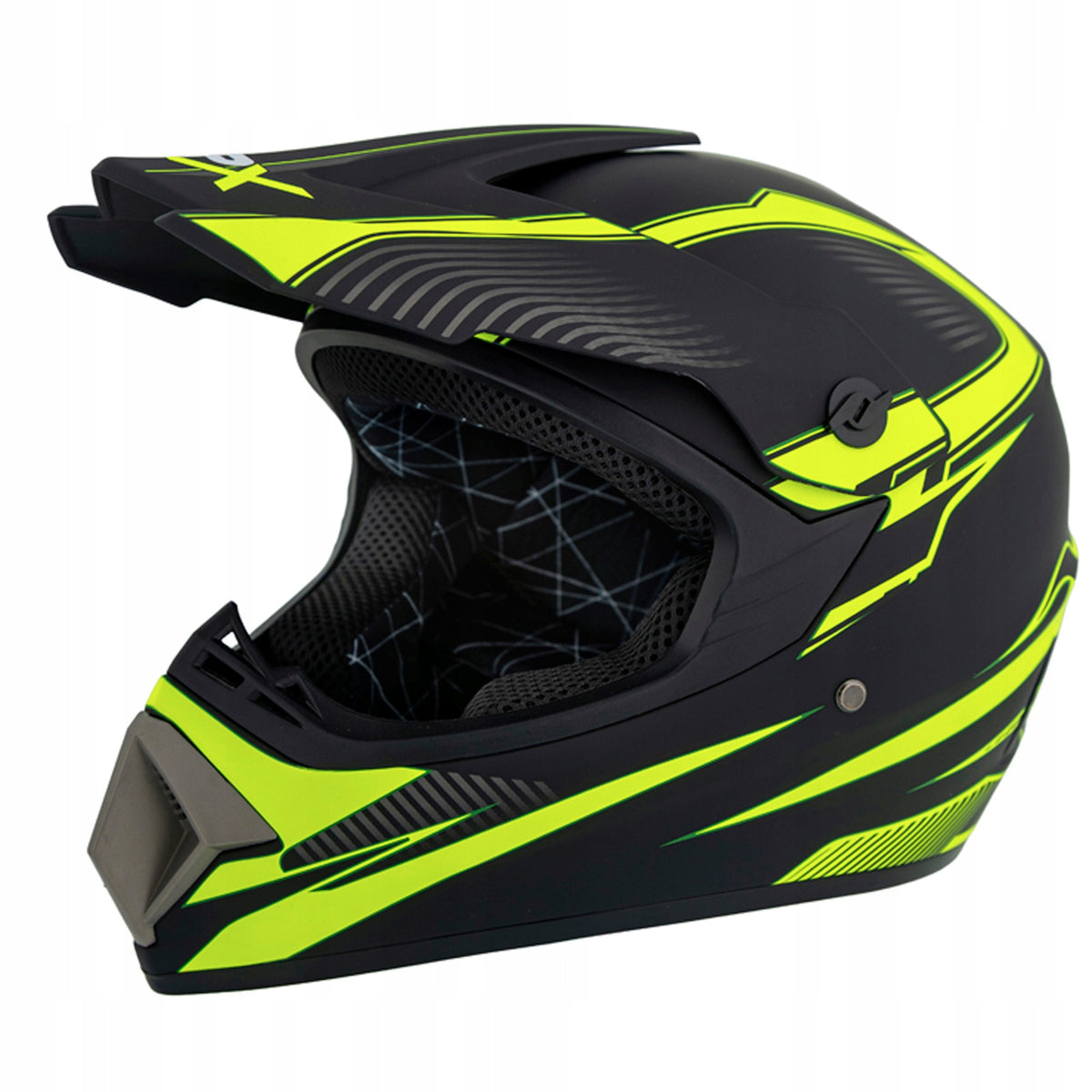Cross M Enduro Quad ATV BMX MTB Helmet Electric Scooter Black and Yellow Manufacturer's catalog number MCGKA90593
