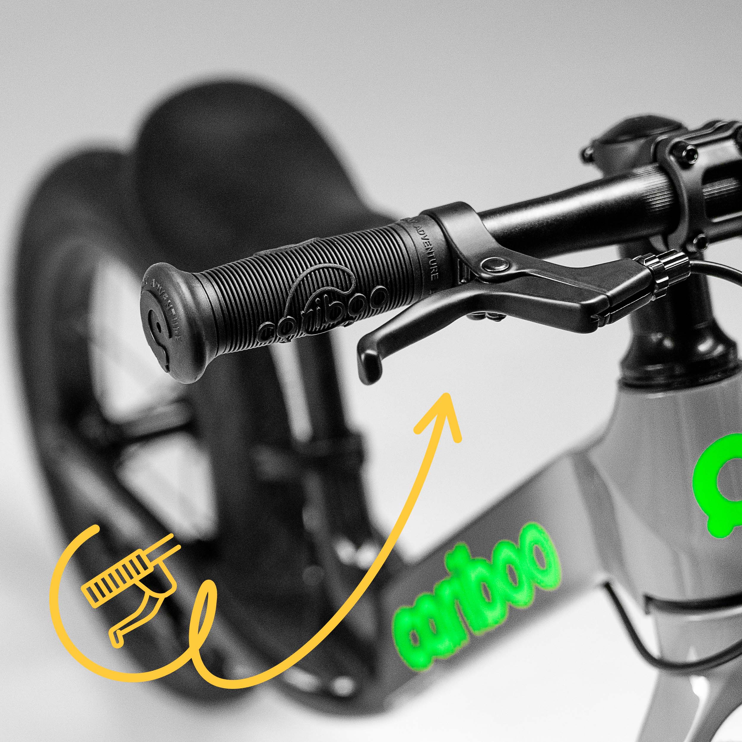 Cross-country bike Cariboo Magnesium MAX 3,6kg Brake V-brake Pumped Wheels Kid's age 2＋ years