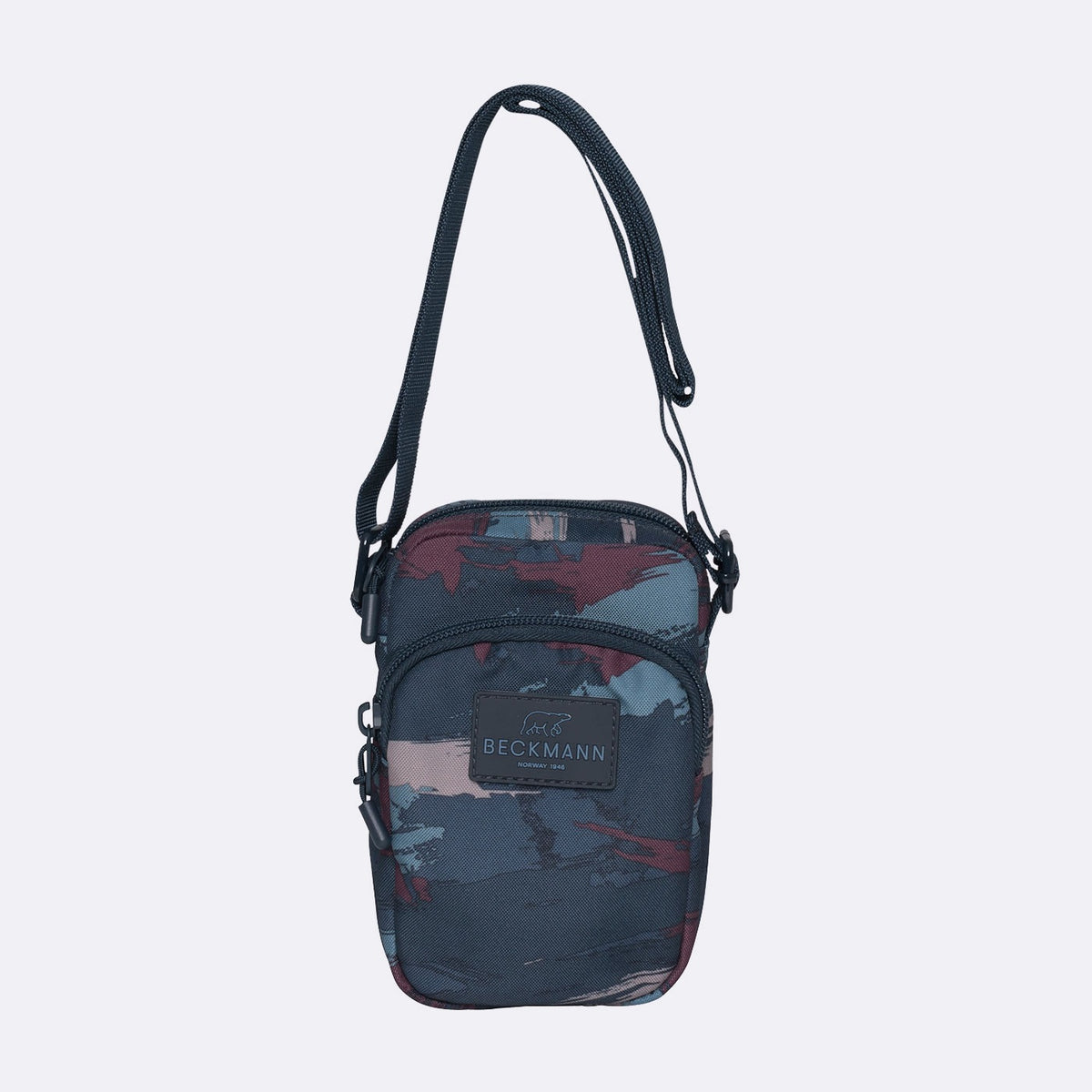 Crossbody bag, blue brush Brand BECKMANN