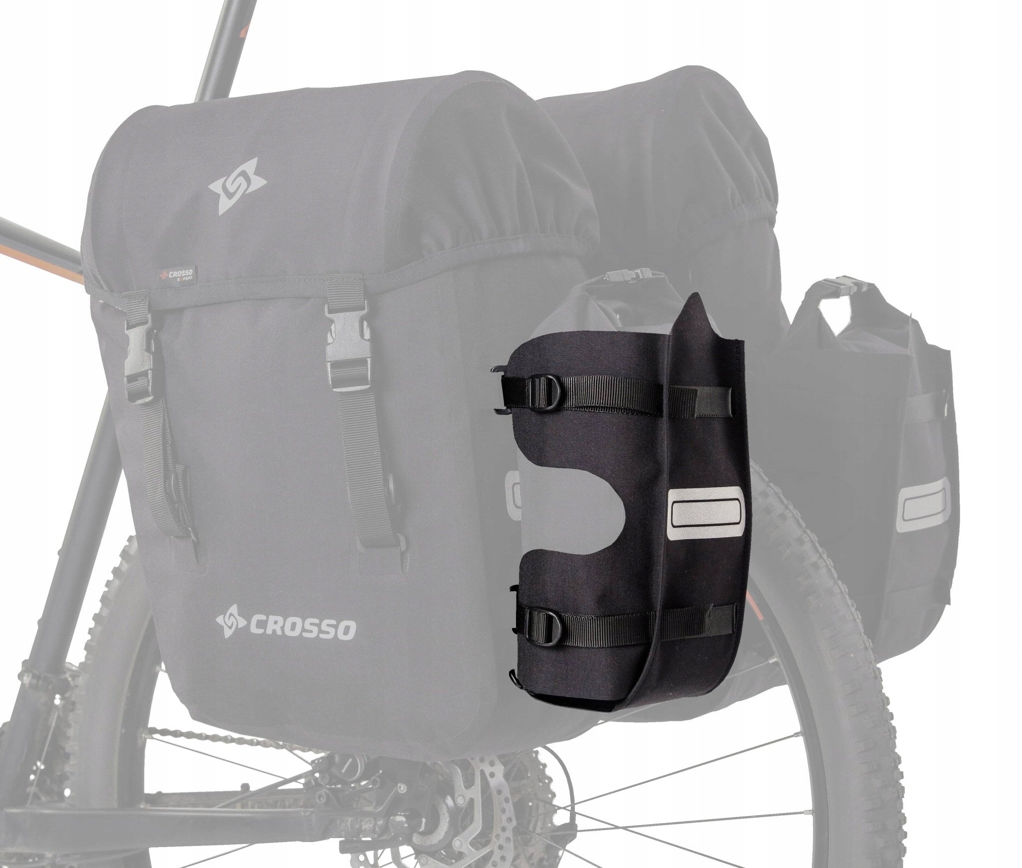 Crosso Expert 66 / System Rail - black colour Capacity 66 l