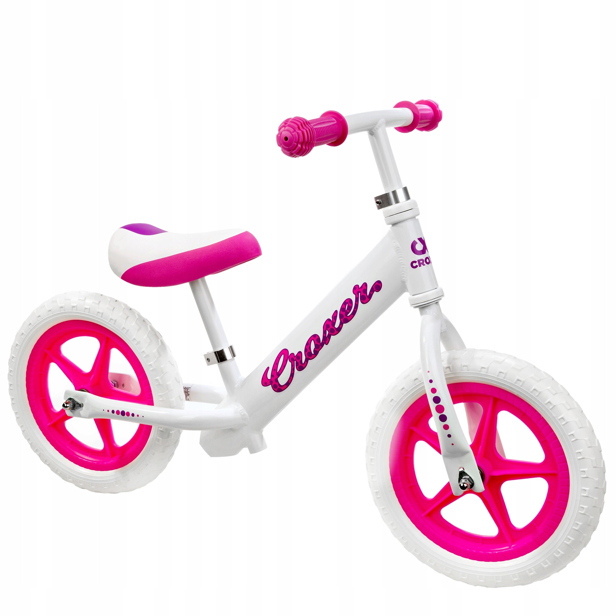 Croxer Cadea White/Pink Balance Bike Brand Croxer
