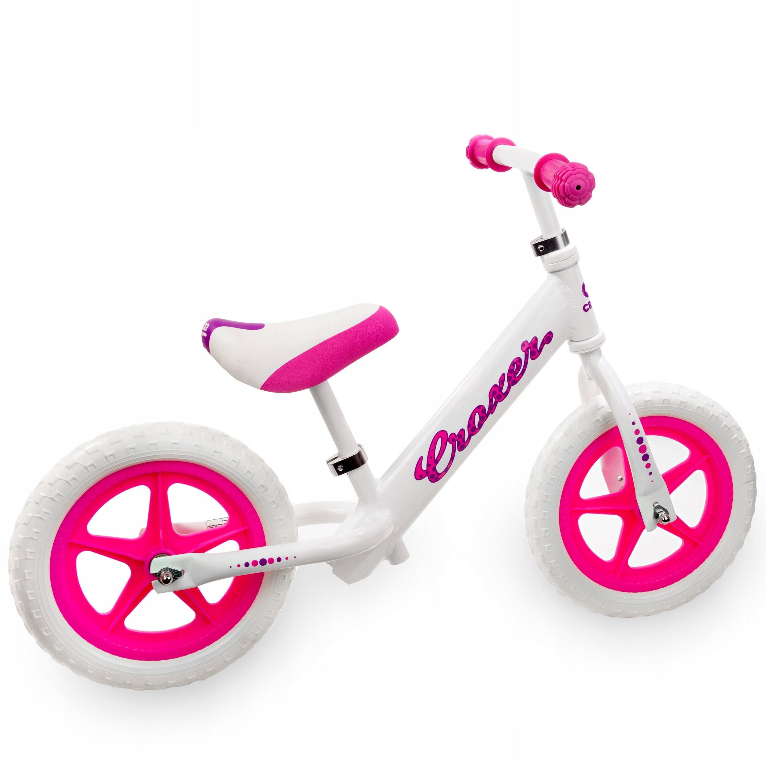 Croxer Cadea White/Pink Balance Bike EAN (GTIN) 5903576072189