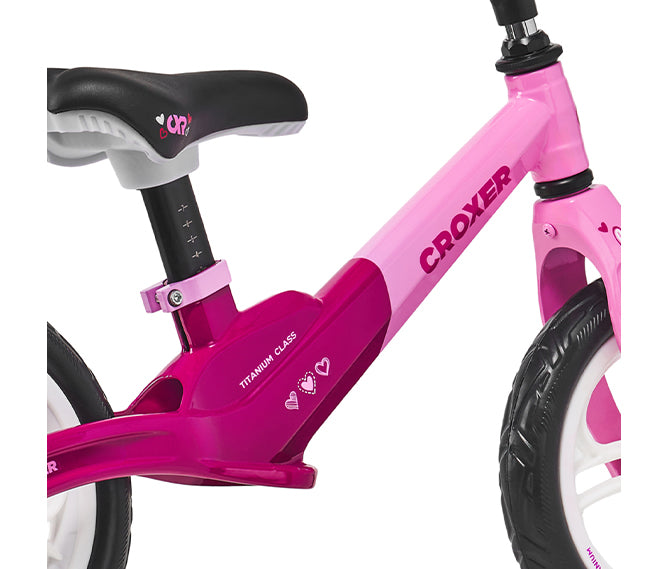 Croxer Titanium Pro Pink Balance Bike Color pink