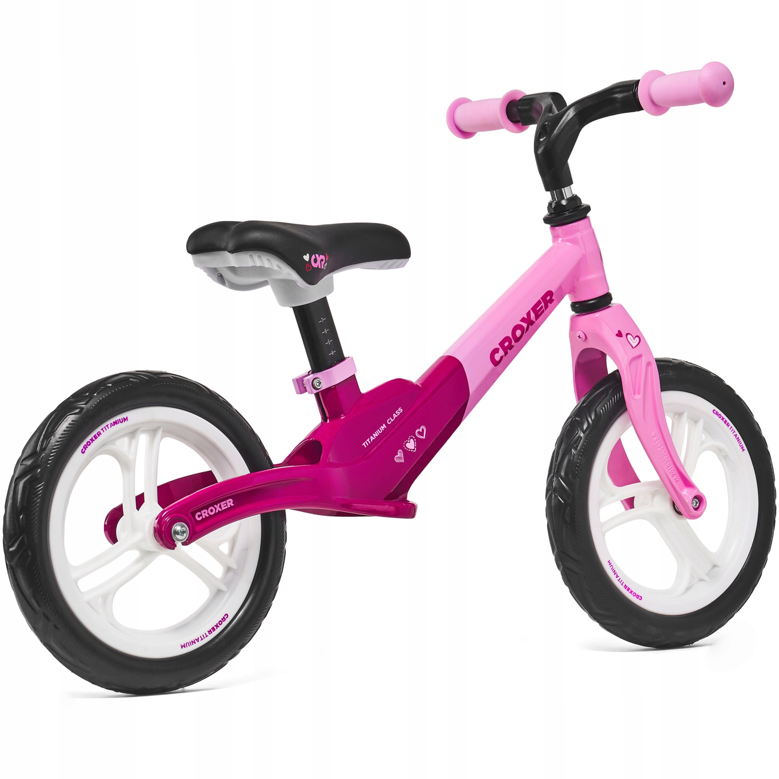 Croxer Titanium Pro Pink Balance Bike Model Titanium Pro