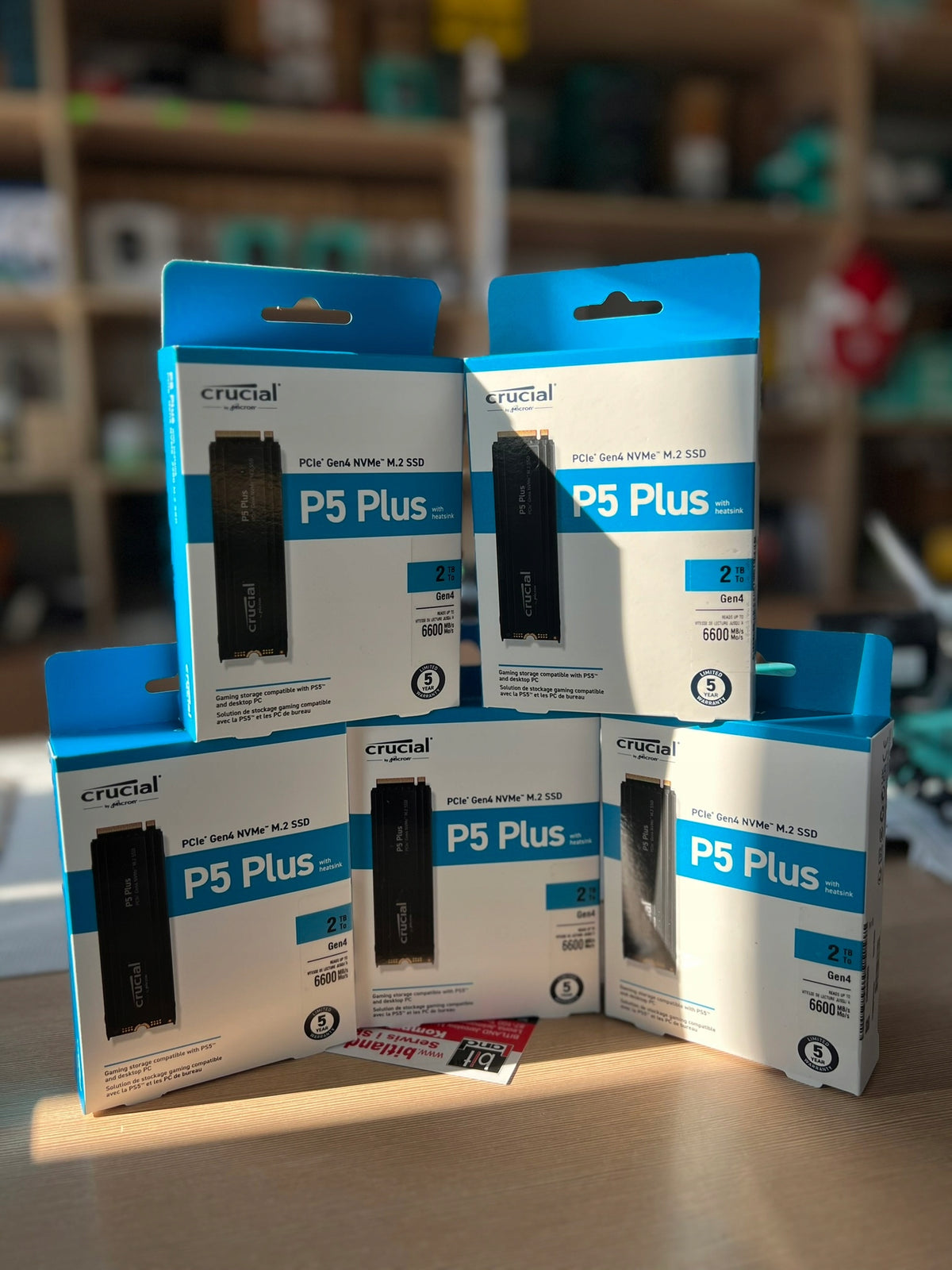 Crucial P5 SSD 2TB 2000GB PCIe x4 NVMe M.2 M2 CT2000P5PSSD5 6600MB NEW Packaging status original