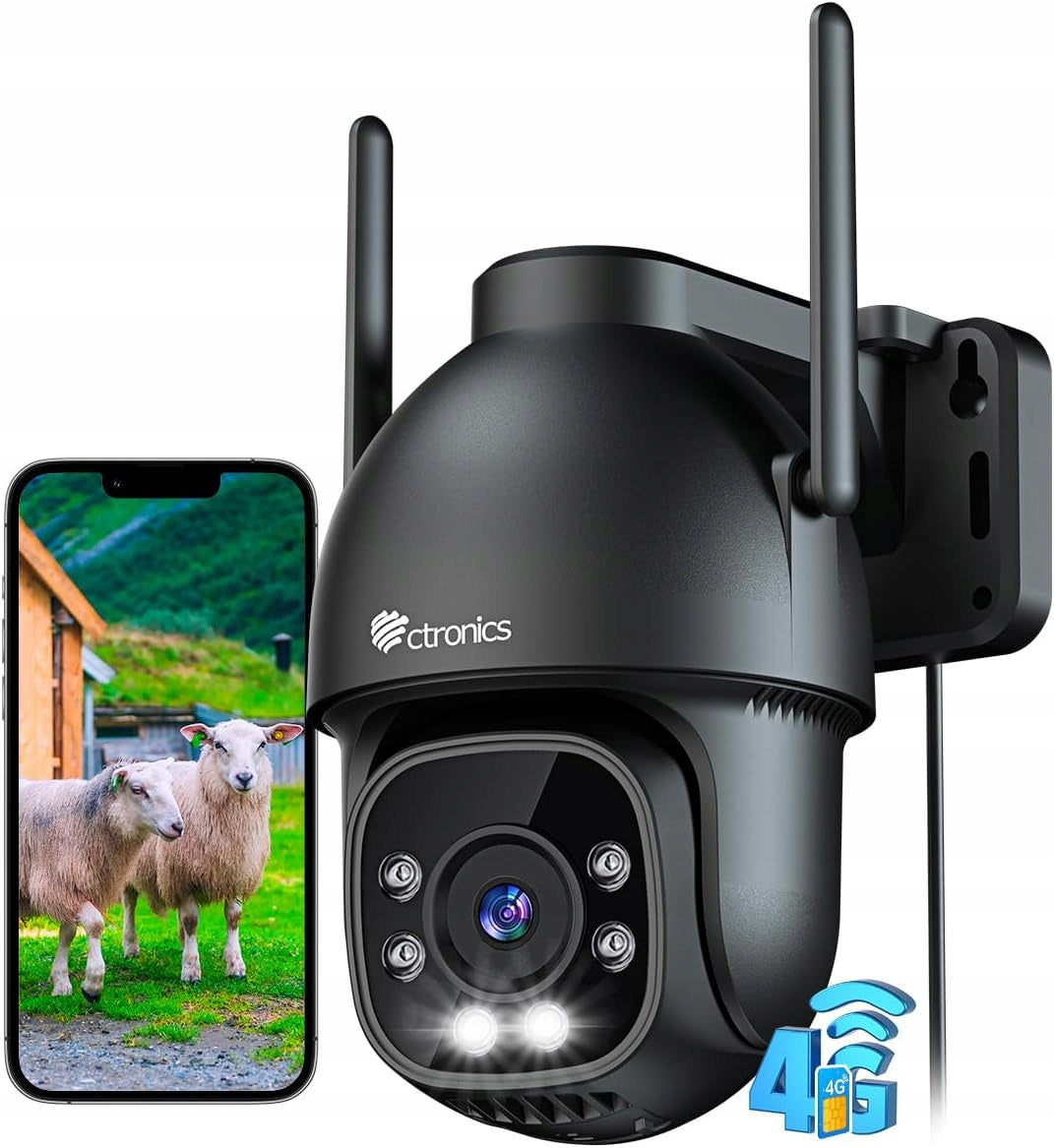 Ctronics CTIPC-800C-B-EU4G Outdoor IP Camera
