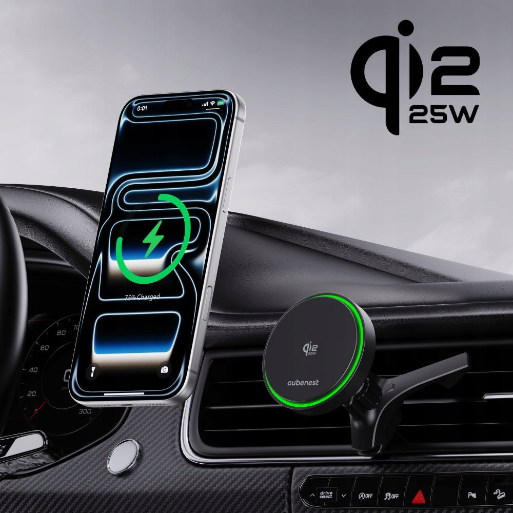 Cubenest Qi2.2 Magnetická bezdrátová nabíječka do auta SQ1C4 Manufacturer code SQ1C4