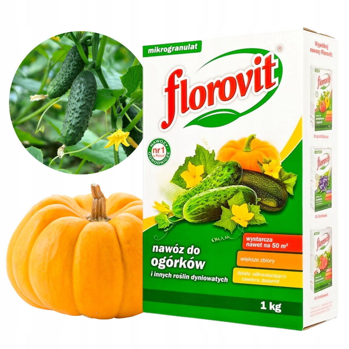 Cucumber Fertilizer Pumpkin Zucchini Watermelon Melon 1kg Florovit