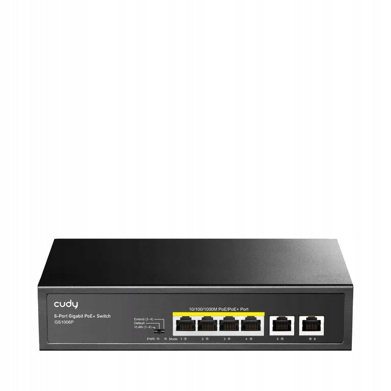 Cudy GS1006P Network Switch Unmanaged Gigabit Ethernet (10/...