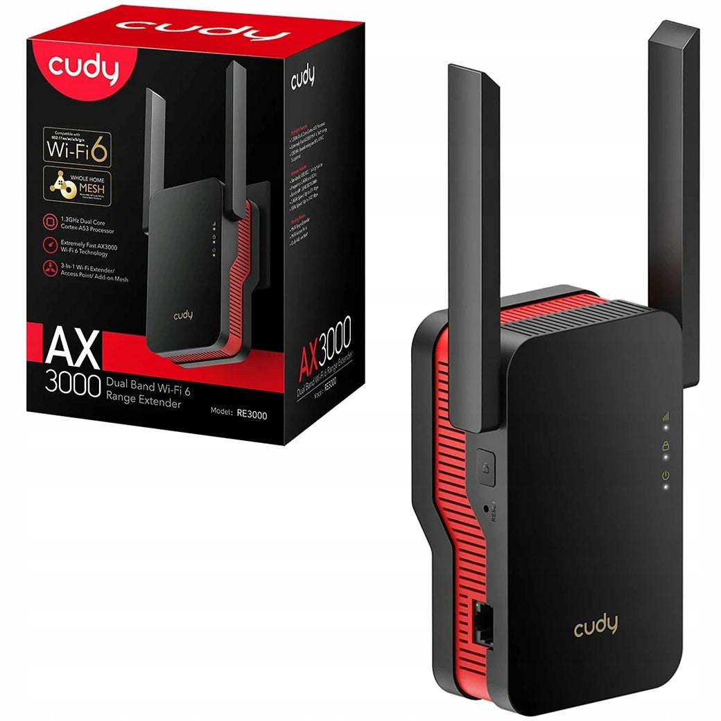 Cudy RE3000 Wi-Fi signal amplifier