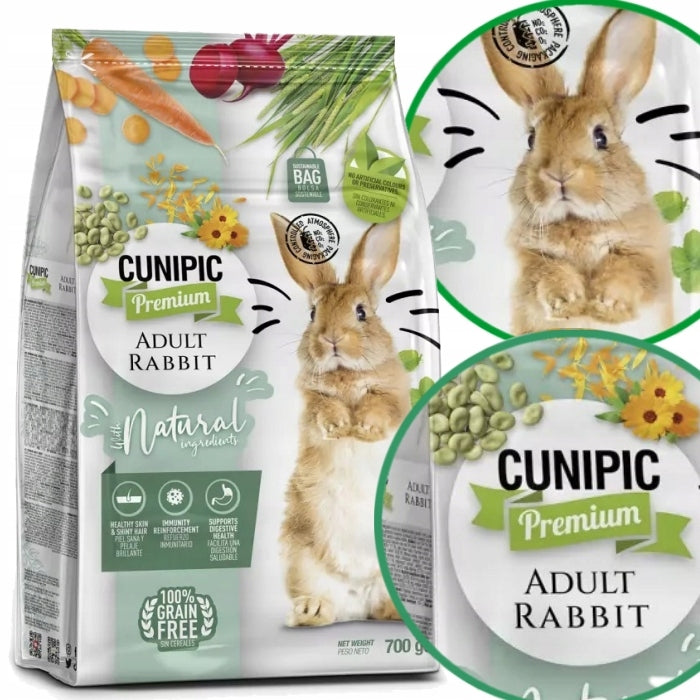 Cunipic Premium Natural Ingredients Food Mixture for Rabbit 700g Manufacturer code 8437021991512
