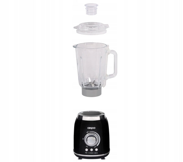 Cup Blender Akpo AHB 520CY 1,5L Black for Mixing Ice Crushing Brand Akpo